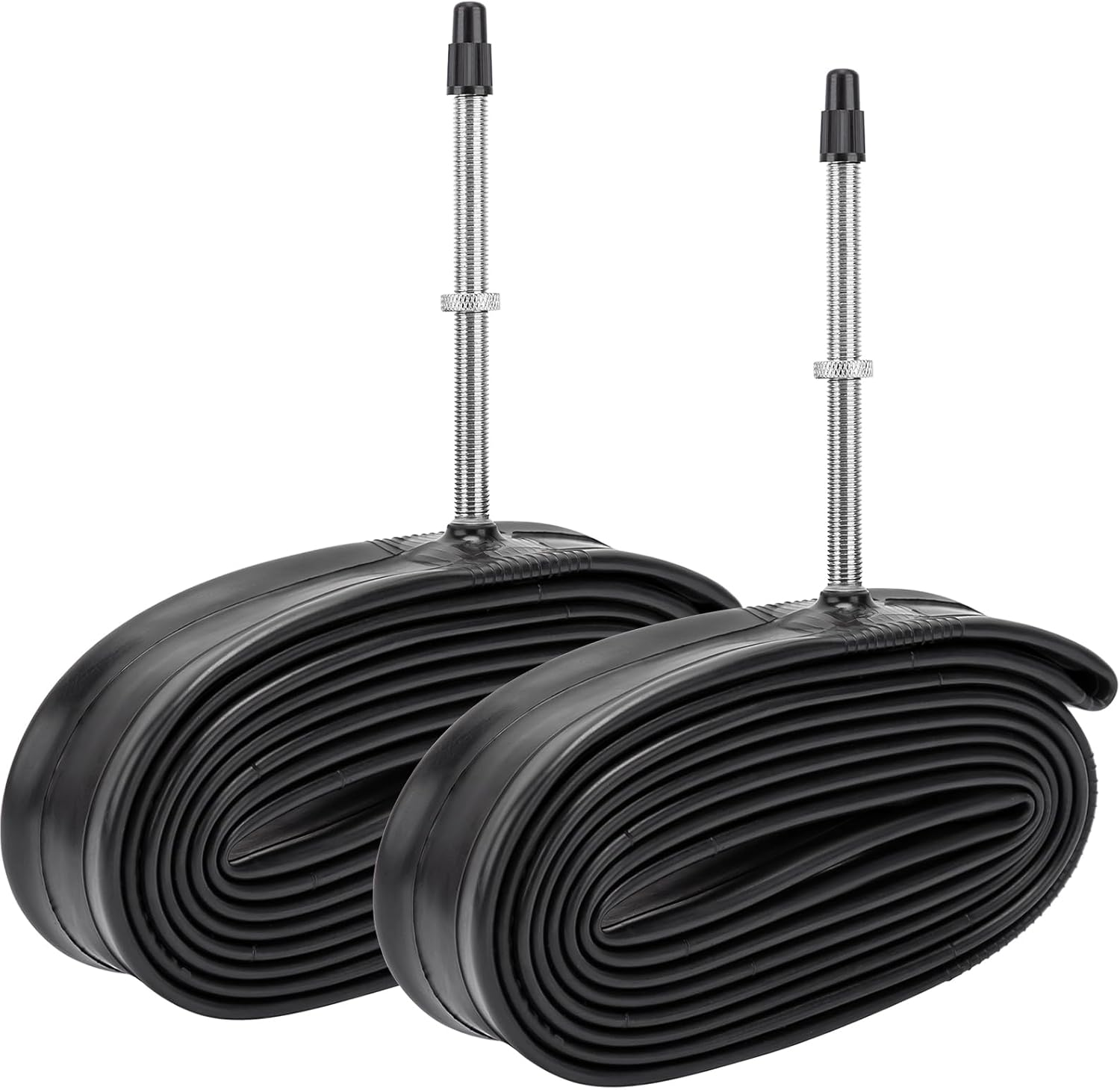 Yunscm 2 Pcs,Heavy Duty 700X23C Bike Tubes,700X18/25C Bike Inner Tubes,Presta Valve 80Mm,Ideal for High Wheel Rims,Road Bike Tube 700X18C/20C/23C/25C,700X25C Bike Tubes image number 1