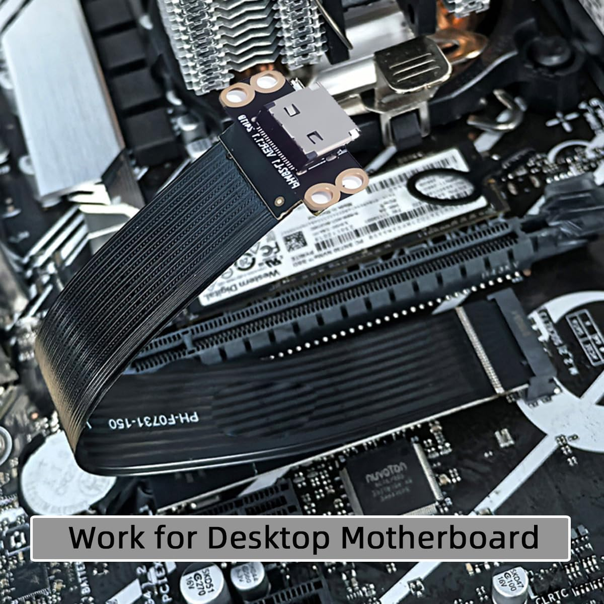 NFHK 2280 NGFF PCI-E4.0 M.2 M-Key to Oculink SFF-8612 SFF-8611 Host Cable 15Cm for NVME U.2 SSD Egpu image number 5