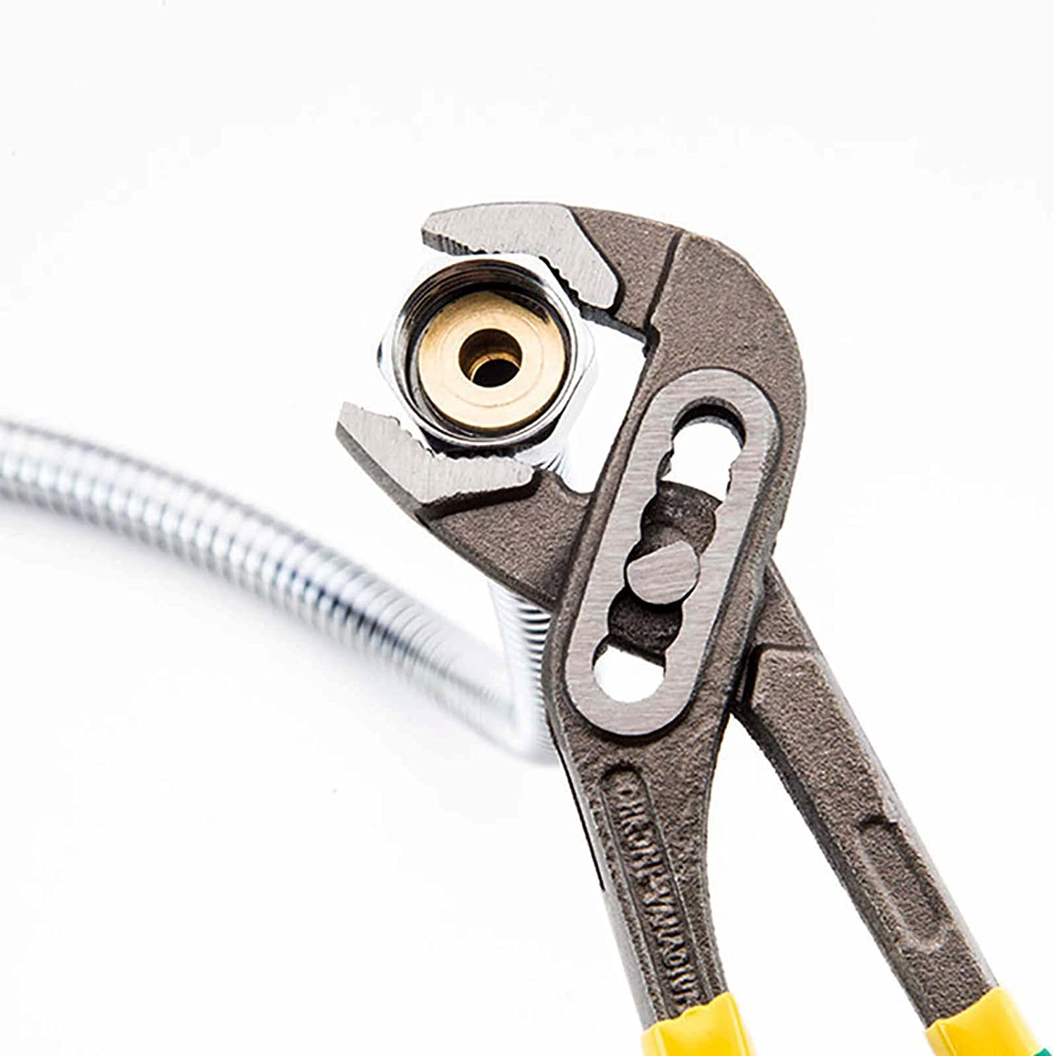 Plumbing Pliers, Adjustable Water Pump Pliers, Universal Groove Joint Pliers, 10-Inch，Well-Made, Robust and Durable, Suitable for Nuts, Bolts, Pumps and Pipes as Well as Basic Home Repairs.