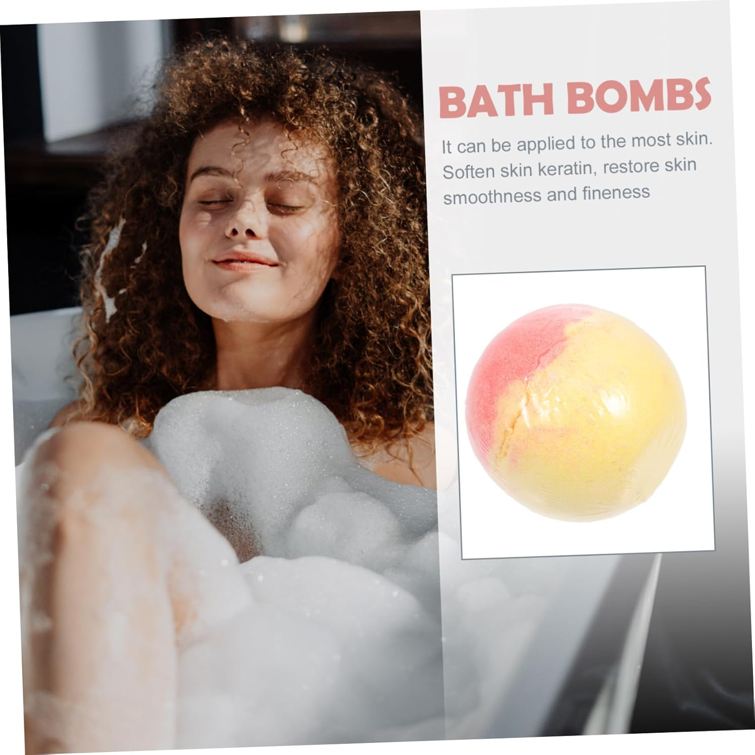 OSOLADY Home Bath Bomb Sea Salt Boys and Girls Bath Bomb Safe Relaxing Shower Steamer image number 3