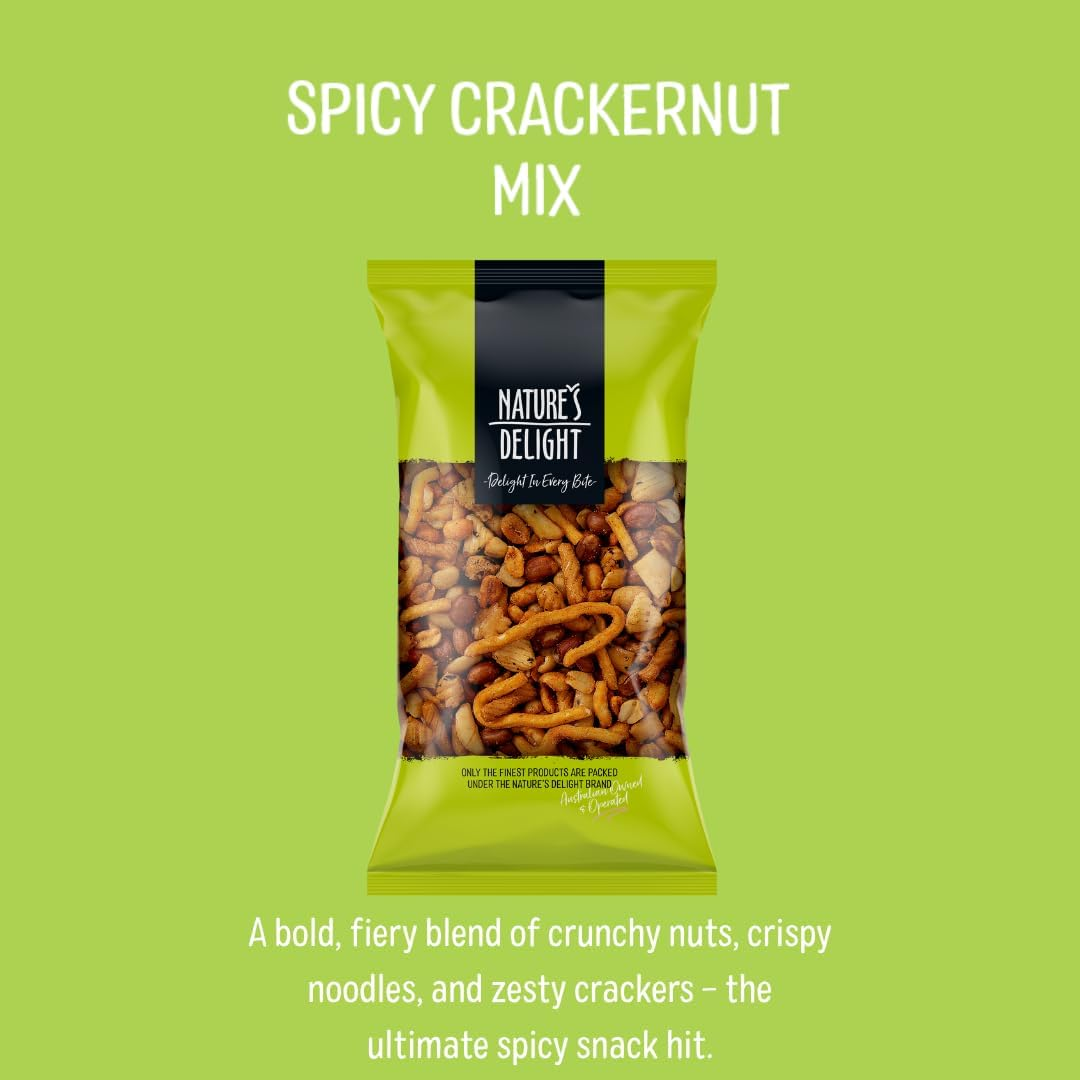 Natures Delight Spicy Crackernut Mix 300 G