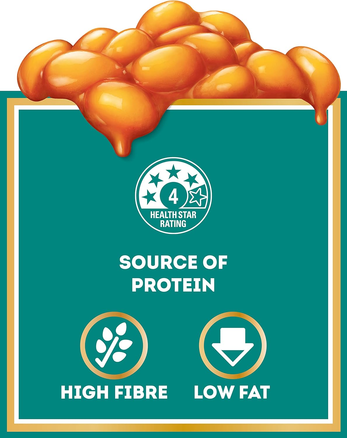 Heinz Canned Baked Beans in Ham Sauce image number 1