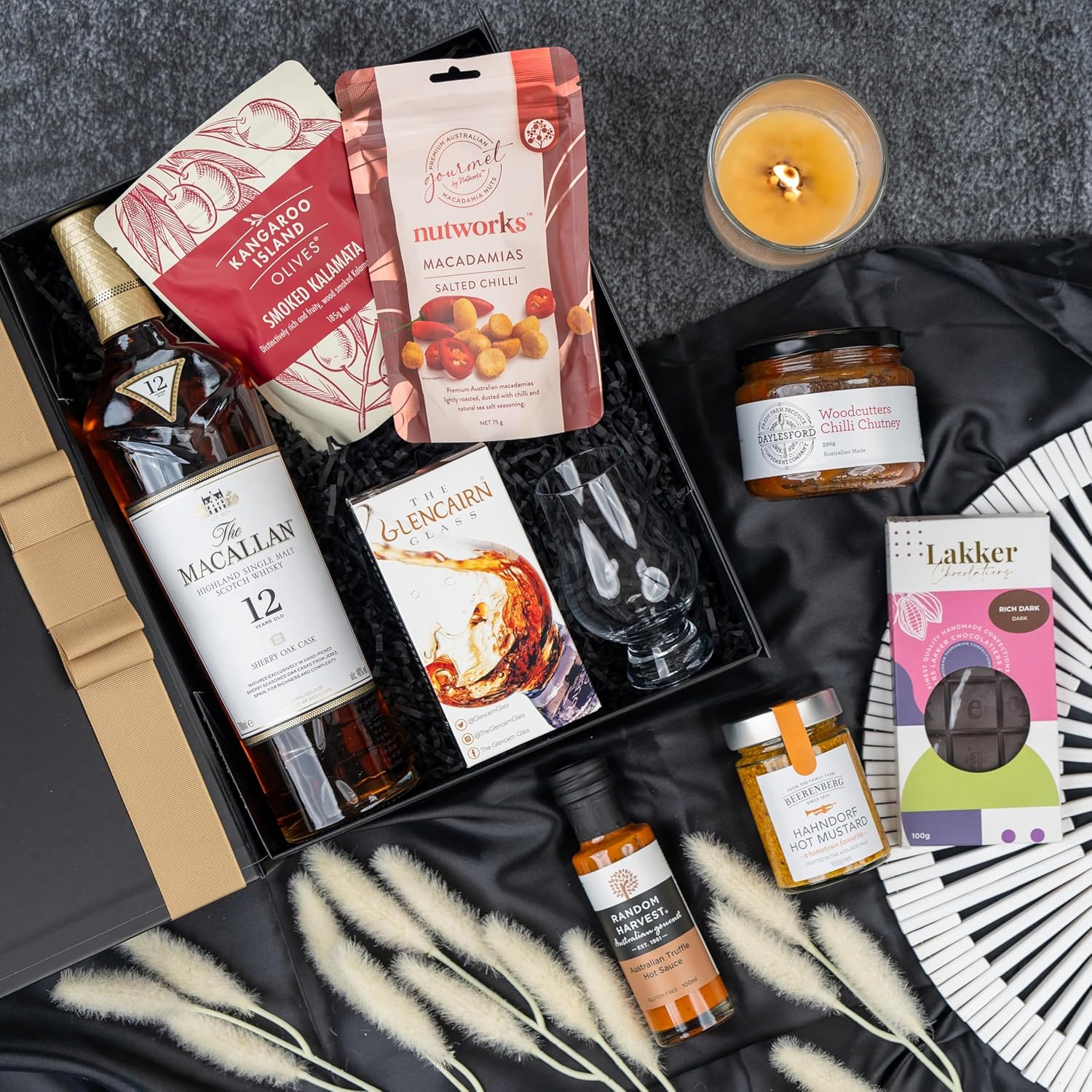 Luxury Whisky & Gourmet Delights Gift Hamper, Quality Spirit & Snacks Collection, Perfect Birthday or Thank You Gift, Thoughtfully Curated image number 2