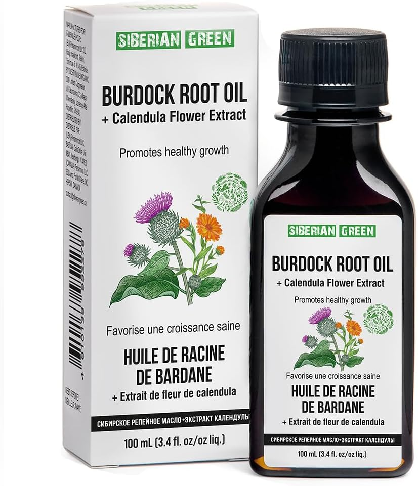 Siberian Green Burdock Root Oil with Calendula Oil Extract 100Ml image number 1