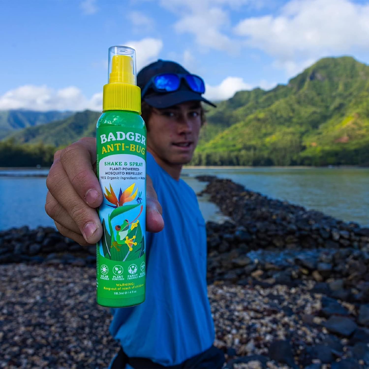 Badger Anti-Bug Repellent Shake & Spray - 4 Oz image number 3
