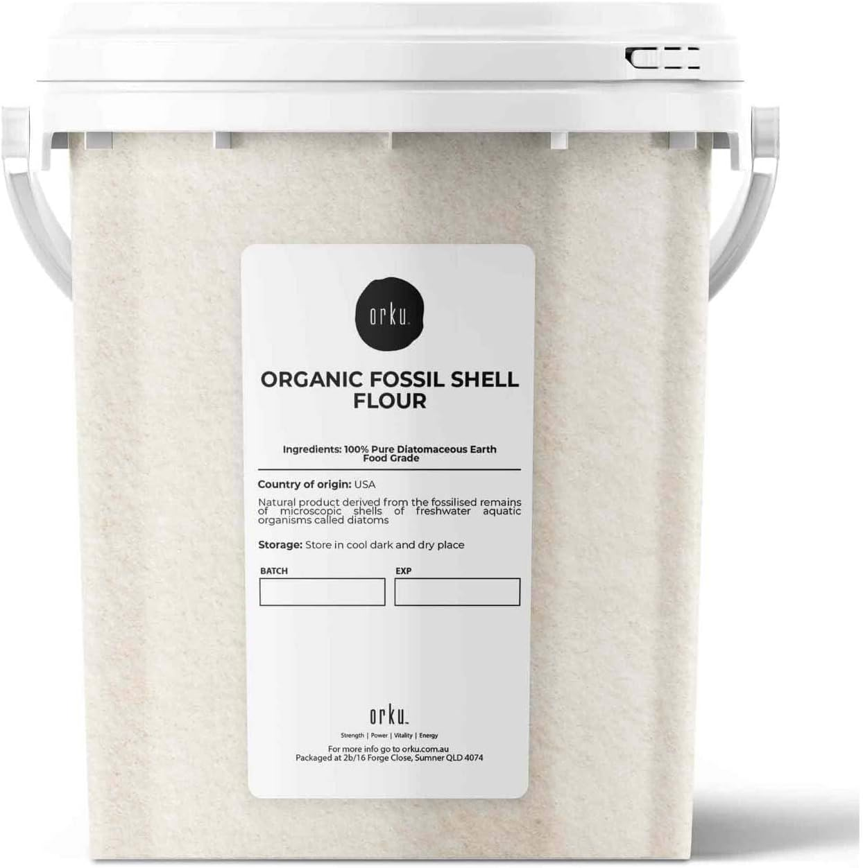 300G Organic Fine Diatomaceous Earth Tub - Food Grade Fossil Shell Flour Powder image number 4