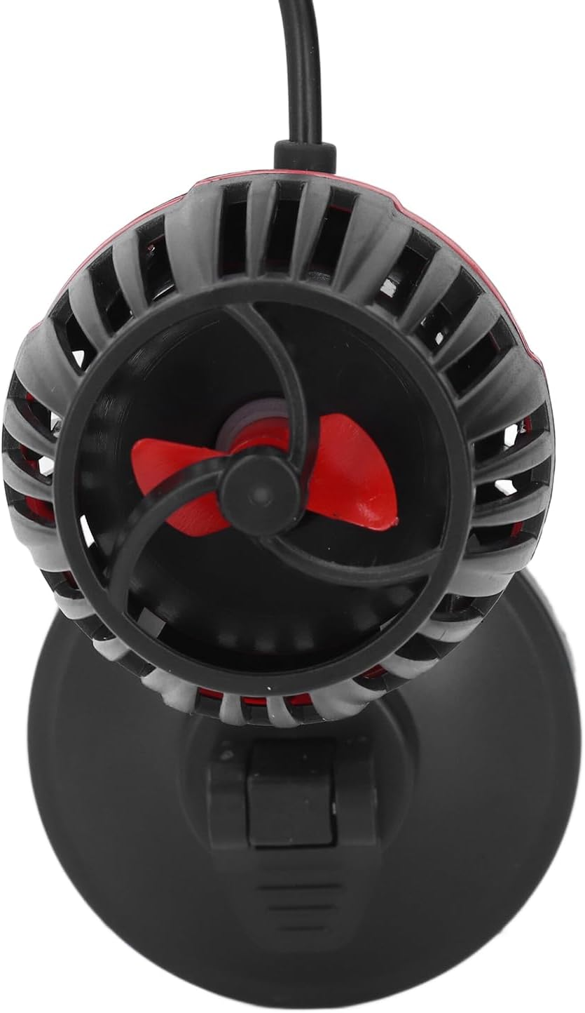 Aquarium Circulation Wave Pump, Submersible Variable Frequency Remote Adjustment Wave Making Pump Effective Long Lifespan for Fish Tank (Black) image number 4