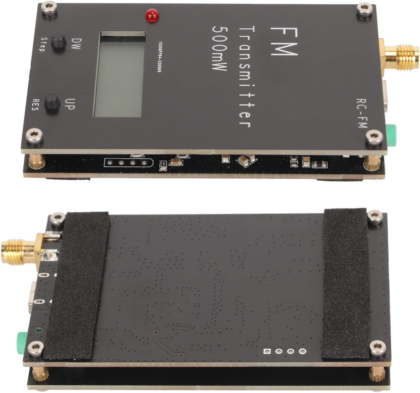 500MW FM Transmitter, Radio Transmitter with LCD Screen 88‑108Mhz FM, Radio Station for Church with Microphone, FM Radio Stereo Station for Drive in Movie, Parking Lot image number 2