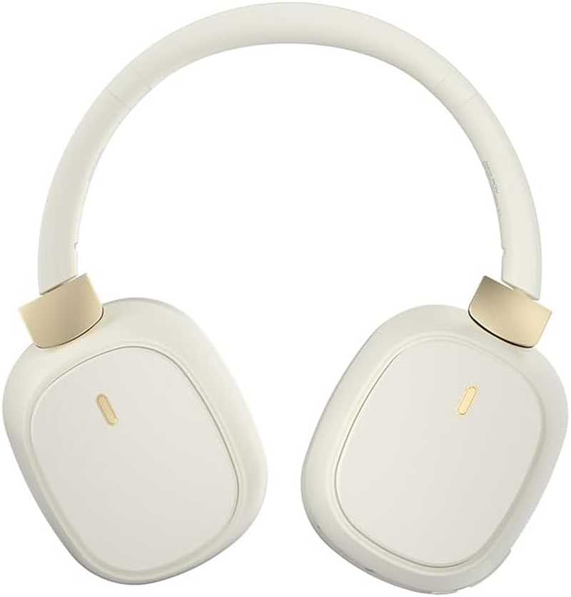 Ariv Hommey Wireless Over-Ear Bluetooth 5.3 Headphones - 20H Playback, Foldable Ultra-Light 198G Design | Built-In Mic | Dual Mode for Pc/Smartphone (Off White)