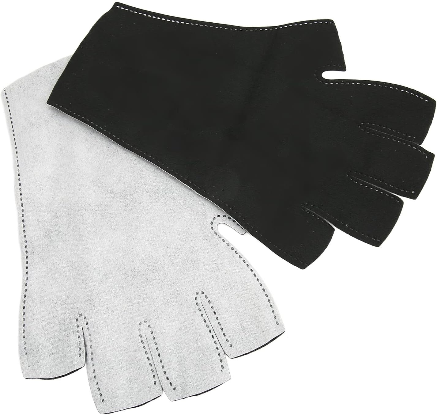 Anti UV Gloves, Breathable Fingerless Manicures Protection Gloves, Skin Friendly Elastic UV Gloves for Gel Nail Lamp, Hiking, Paddling, Driving, Canoeing, Kayaking image number 6