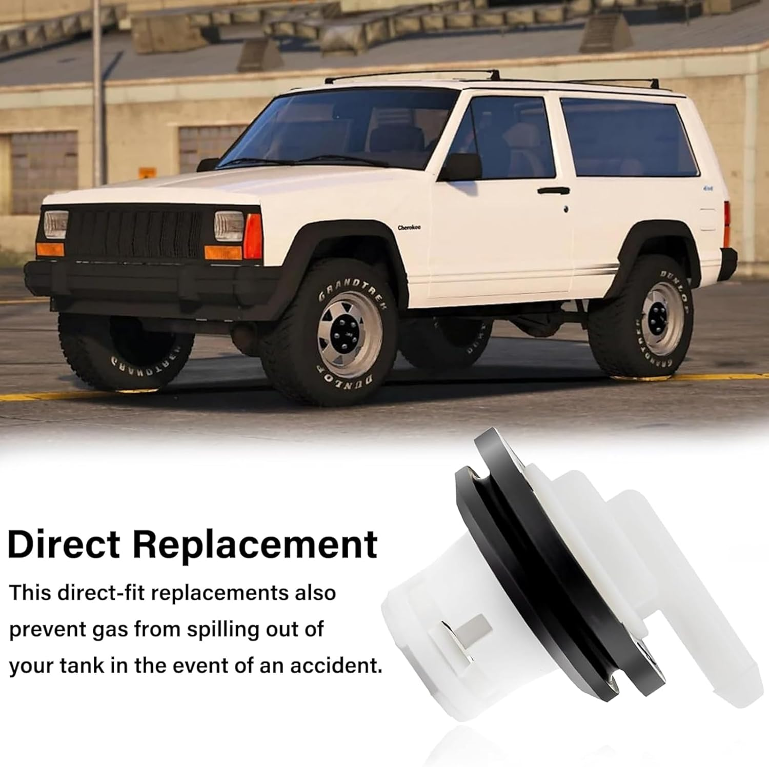 2 Pcs Tank Exhaust Valves with Sealing Sleeves,Gas Tank Vent Rollover Gasoline Tank Exhaust Valve,Vent Plug Vent Hole Return Vent Pipe,Replaces 5360058 911060 ﻿ image number 1