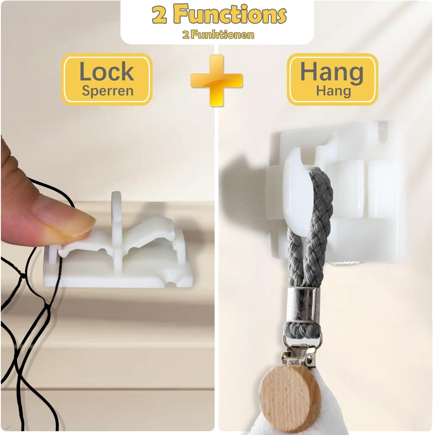 Suitable for Cat Net Balcony, Cat Net for Balcony, No Drilling (White, Pack of 50) image number 3