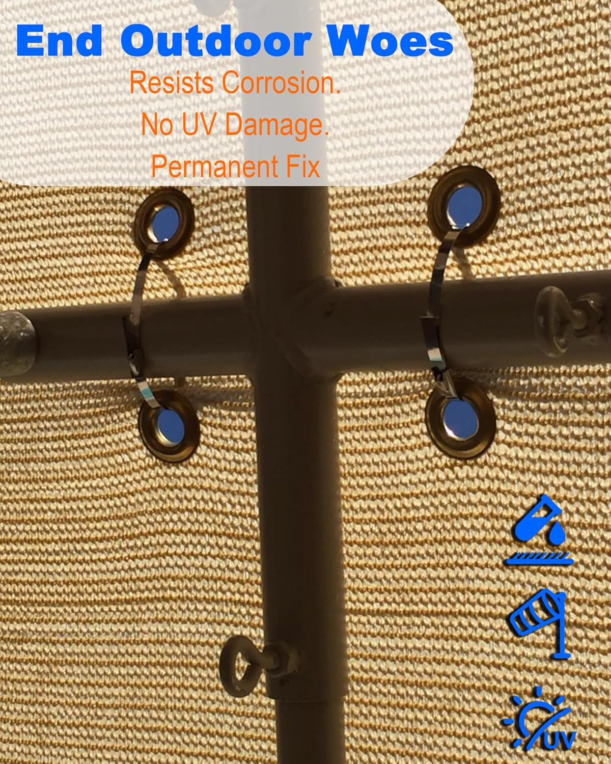 Metal Zip Ties of 100 Pcs, 28 in 304 Stainless Steel Cable Ties, Heavy Duty Metal Zip Ties for Exhaust Wrap, Heat Resistant Fencing Ties. for Pipe, Auto Repair. L/28&rdquo;(700Mm) W/0.18&rdquo;(4.6Mm) image number 1