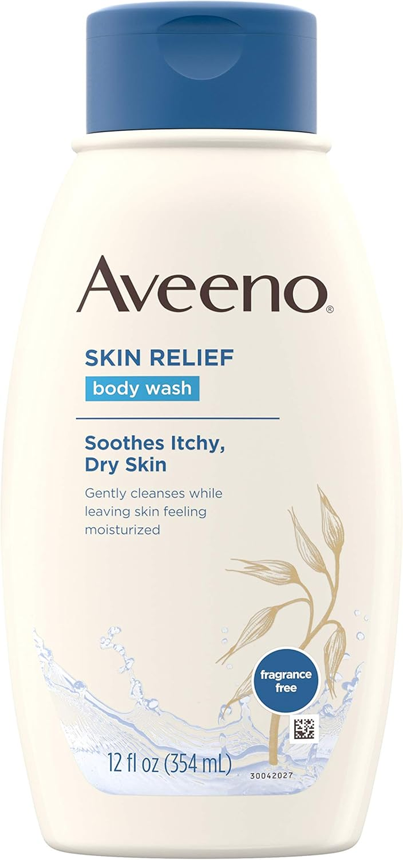 Aveeno Active Naturals - Skin Relief Body Wash - Fragrance Free - Net Wt. 12 FL OZ (354 Ml) per Bottle - Pack of 2 Bottles image number 6
