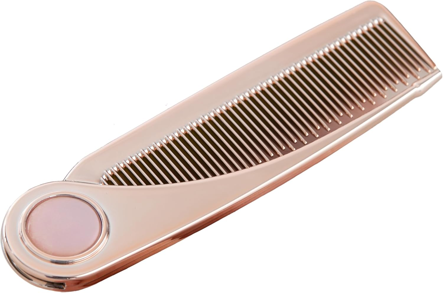 U-Ni Pink Gold Foldable Hair Comb image number 1
