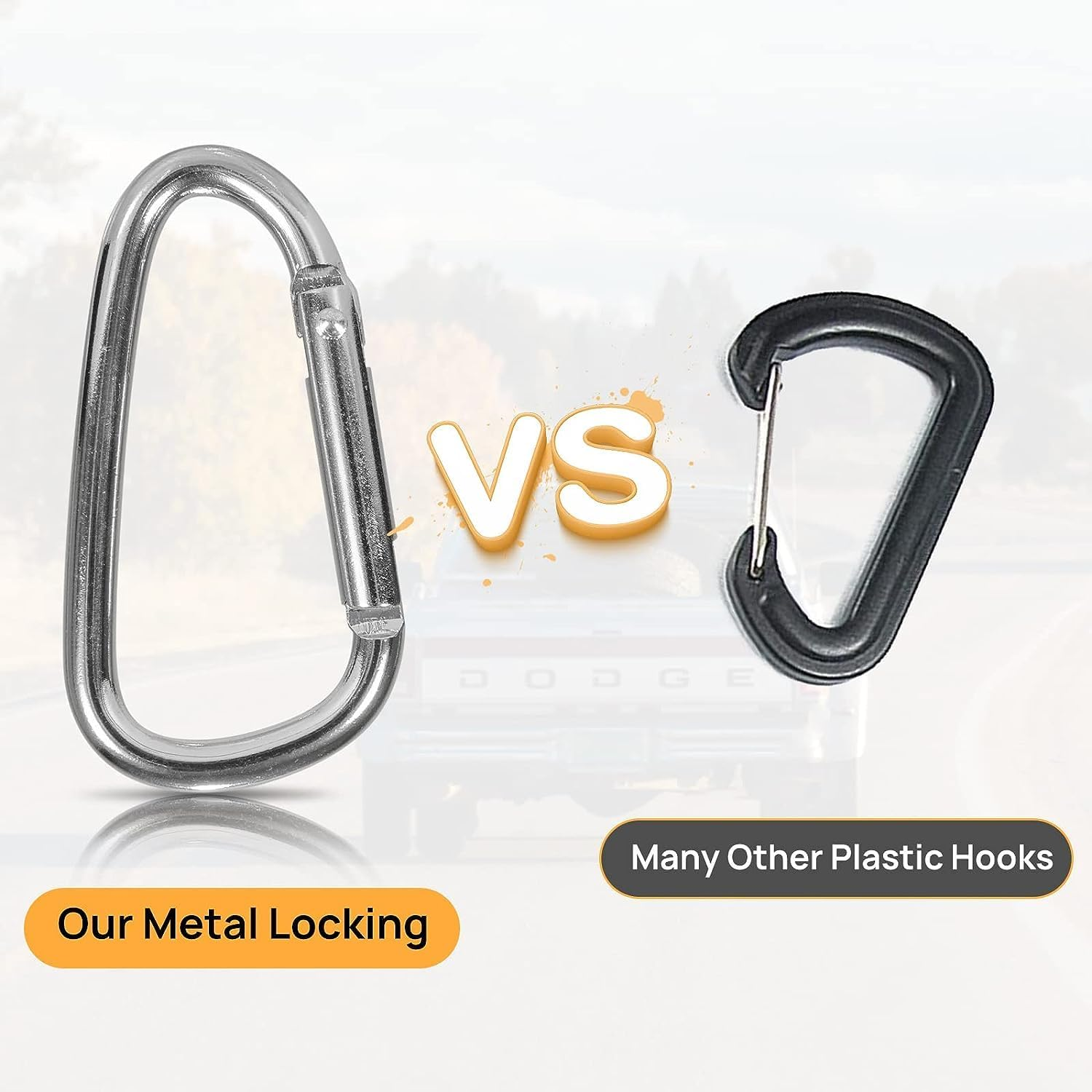 Cargo Net Trunk Bed Organizer,Mesh Storage Net with 4 Metal Hooks,43.3&times;11.8 Inch Heavy Duty Cargo Net for Suv,Car,Toyota,Pickup Truck Bed,Truck Accessories Bed Grocery Holder image number 4