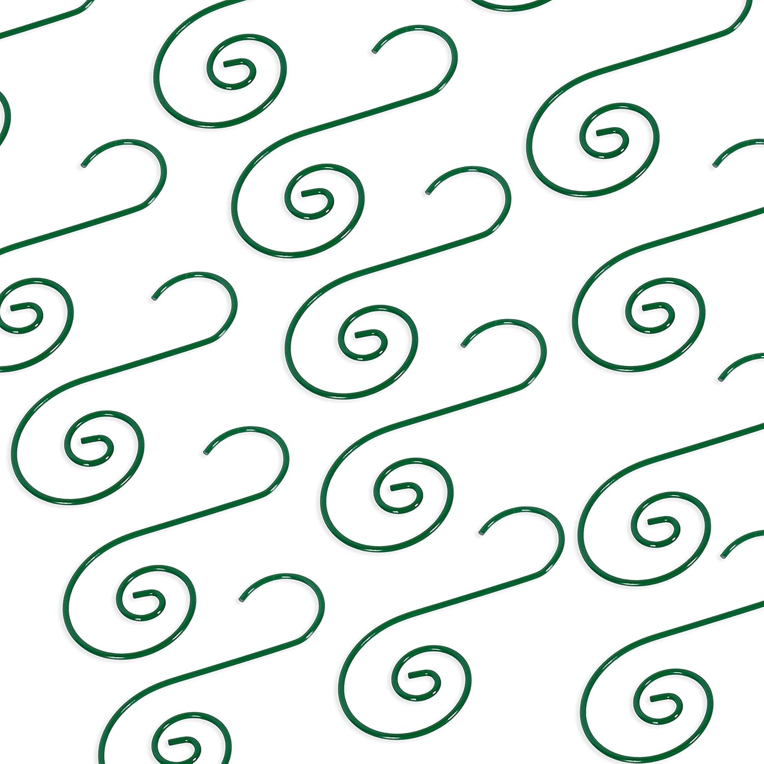 R N' D Toys Green Tree Ornament Hooks - Christmas Tree Gold Decorating Metal Wire Hangers for Hanging Decorations - Pack of 120