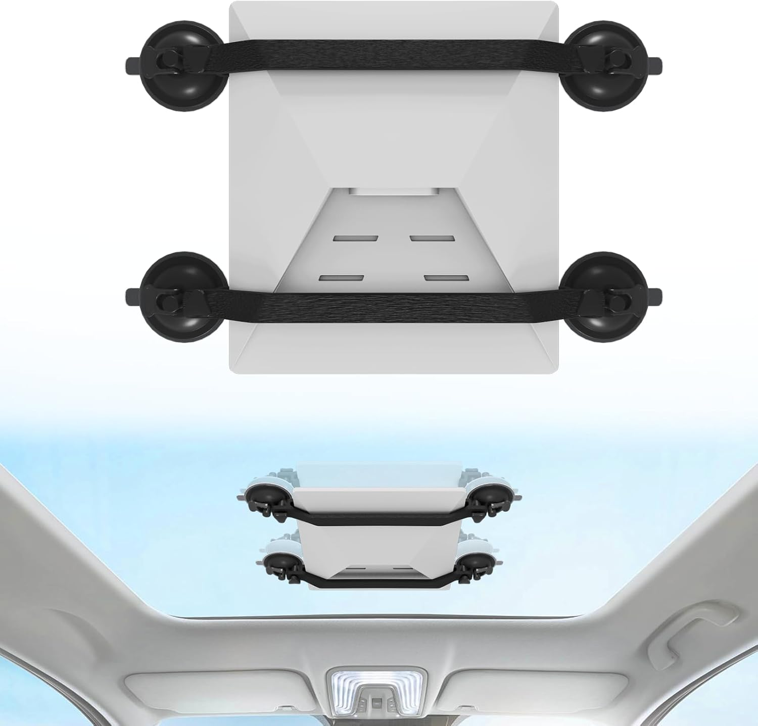 Car Mount for Starlink Mini &ndash; Suction Cup Accessories Kit for Sunroofs,Car Windows & Roof Installation, Secure Holder for Rvs, Boats & Road Trips with Stable Signal (Black)