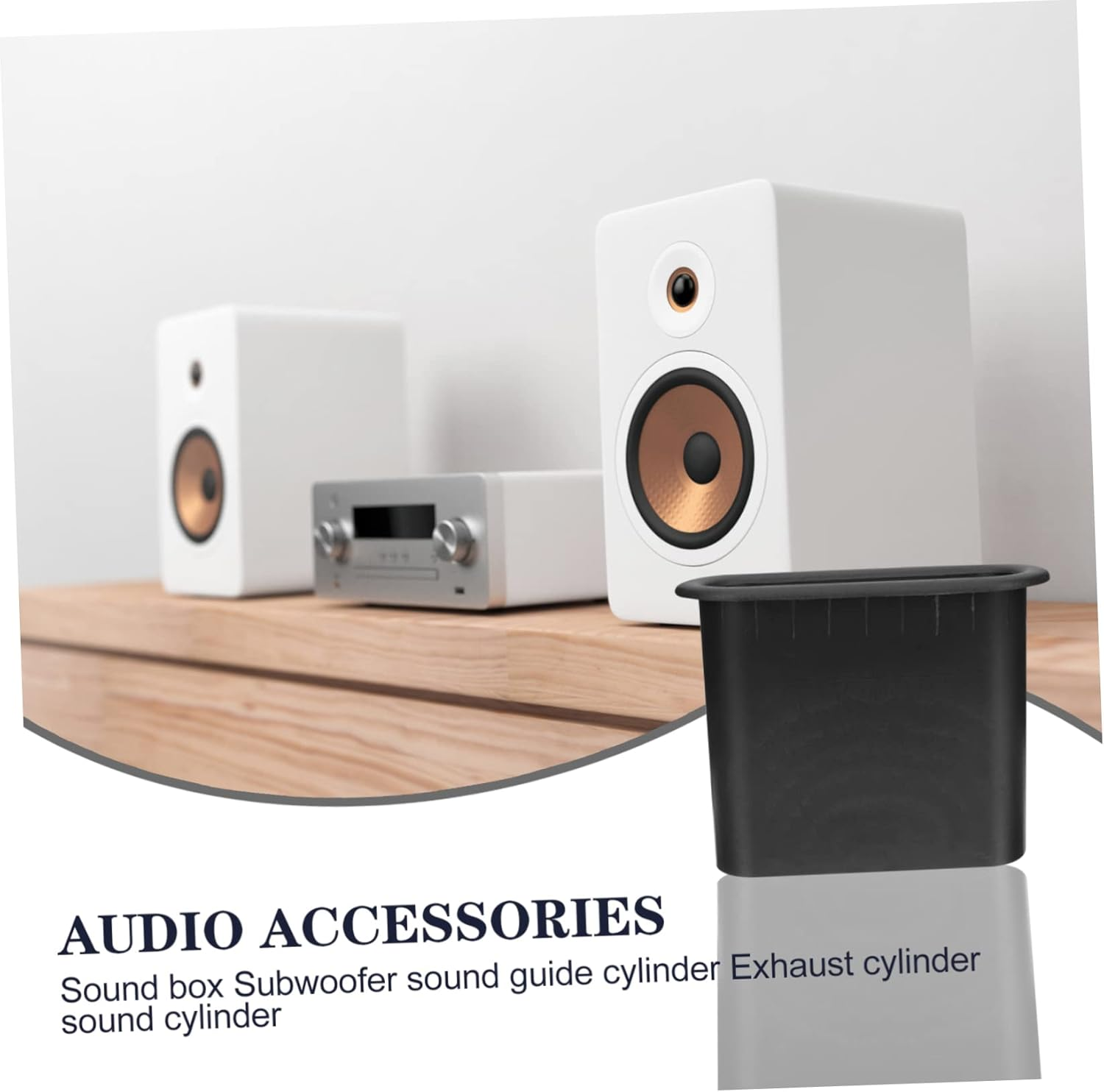 Veemoon 5Pcs Speaker Voice Outlet Accessories Sound Tube Speaker Port Tubes Fit for Home Car Bar Stage Improve Sound Quality image number 4