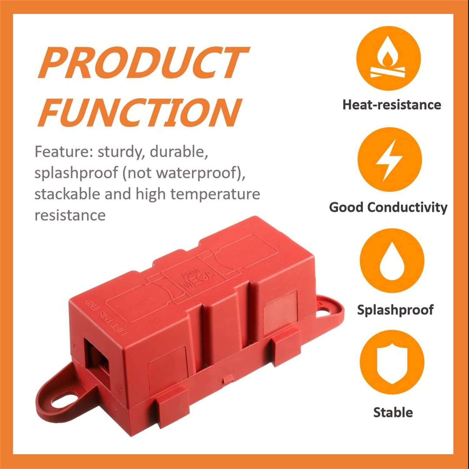 AMG MEGA Fuse Holder (Pack of 2)