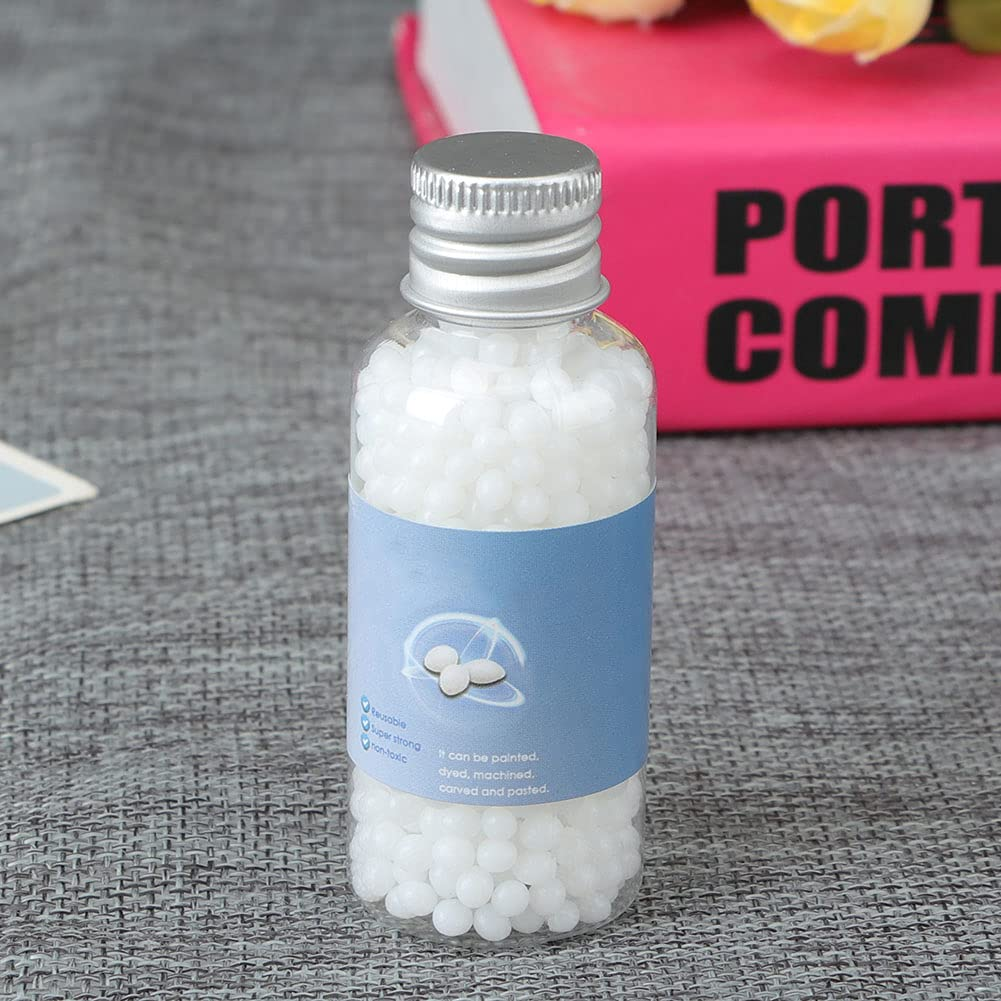 Omabeta 1PCS Reusable Polymorph Thermoplastic, 20G Moldable Plastic for DIY Art Crafts Festival Tools, Minutes Warm to Use,Polymorph Hand Mouldable Plastic