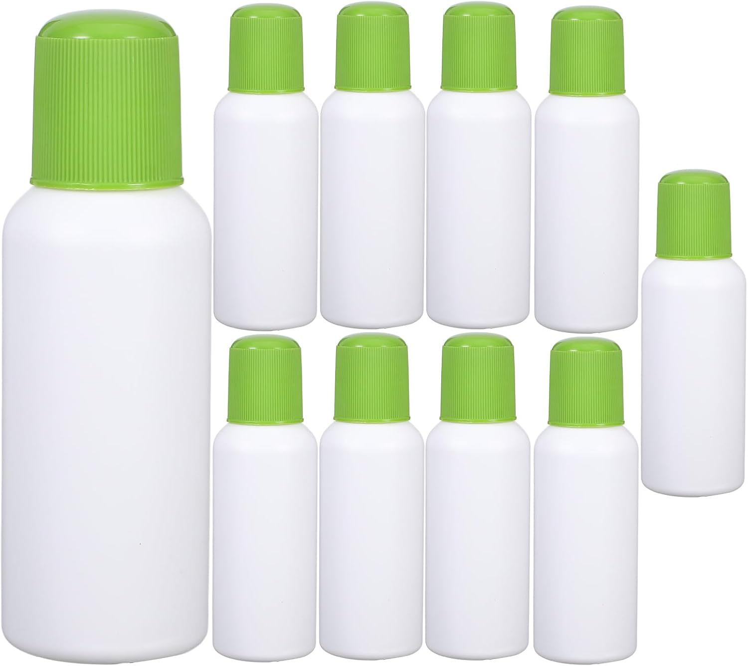 DINHEAROM 10Pcs Sponge Top Applicator Bottle: 100Ml Refillable Plastic Container - Lotion Dispenser with Soft Sponge Tip for Liquids Medicine or Essential Oils image number 5