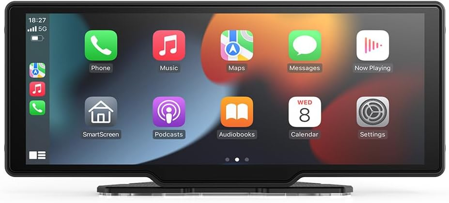 Portable Car Stereo for Carplay for Android Auto, 10.26 Inch IPS Touchscreen, Bluetooth 5.0 Wireless Car Touch Screen Radio Support Mirror Link image number 5