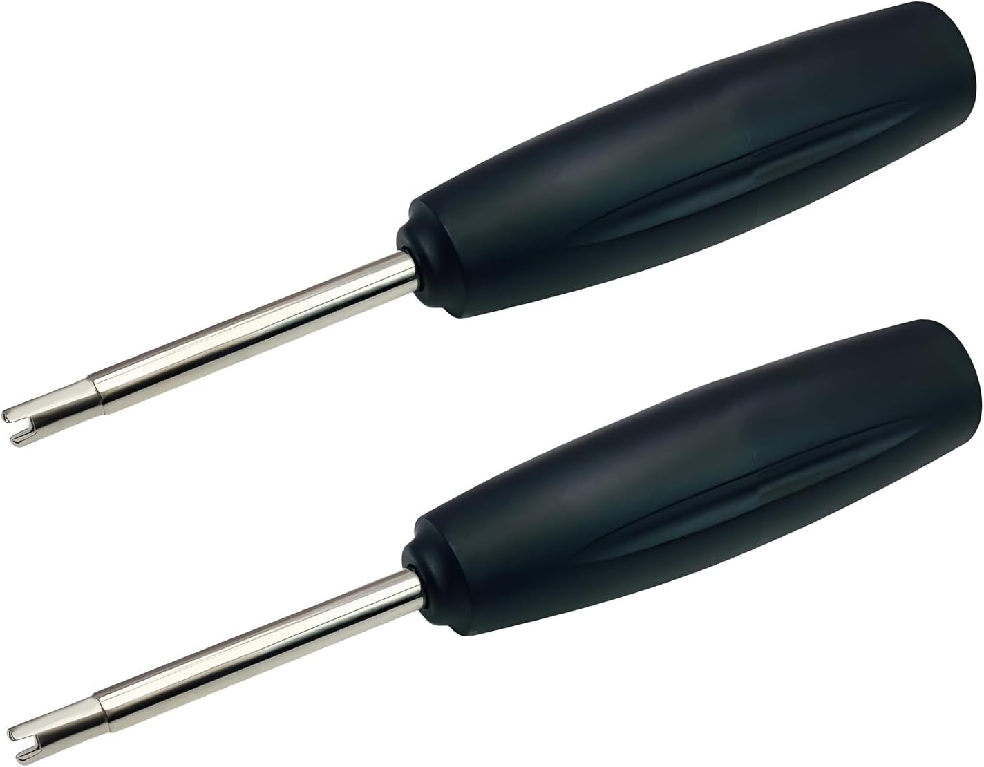 VOTNMIC 2 Pieces Valve Core Torque Tool, Avoid TPMS Damage, Valve Core Removal and Installation Tool, Helps Guard against over or under Torquing,Black, Silver image number 4