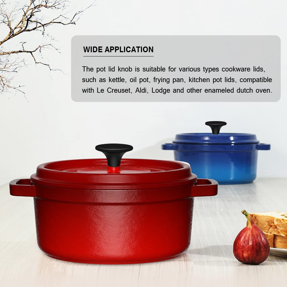 Dutch Oven Knob Pan Lid Handle Replacement Knob for Le Creuset, Lodge, Aldi and Other Enameled Cast Iron Dutch Oven image number 5