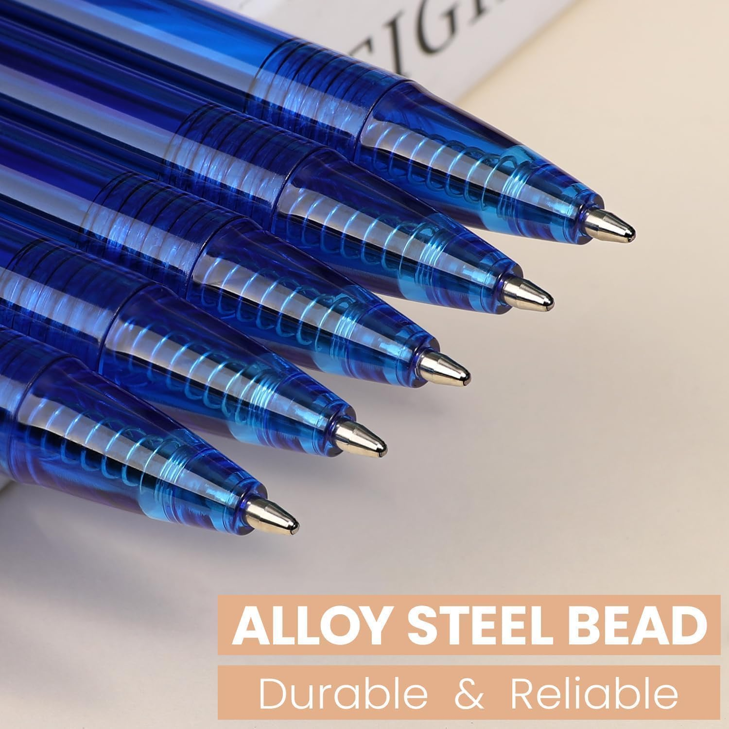 Sikao Black Gel Pens Comfy Grip Retractable Gel Ink Pens, Rollerball Click Journal Pen Fine Point 0.7 Smooth Writing for Office School Work Bulk Pens Box of 60 Pack image number 2