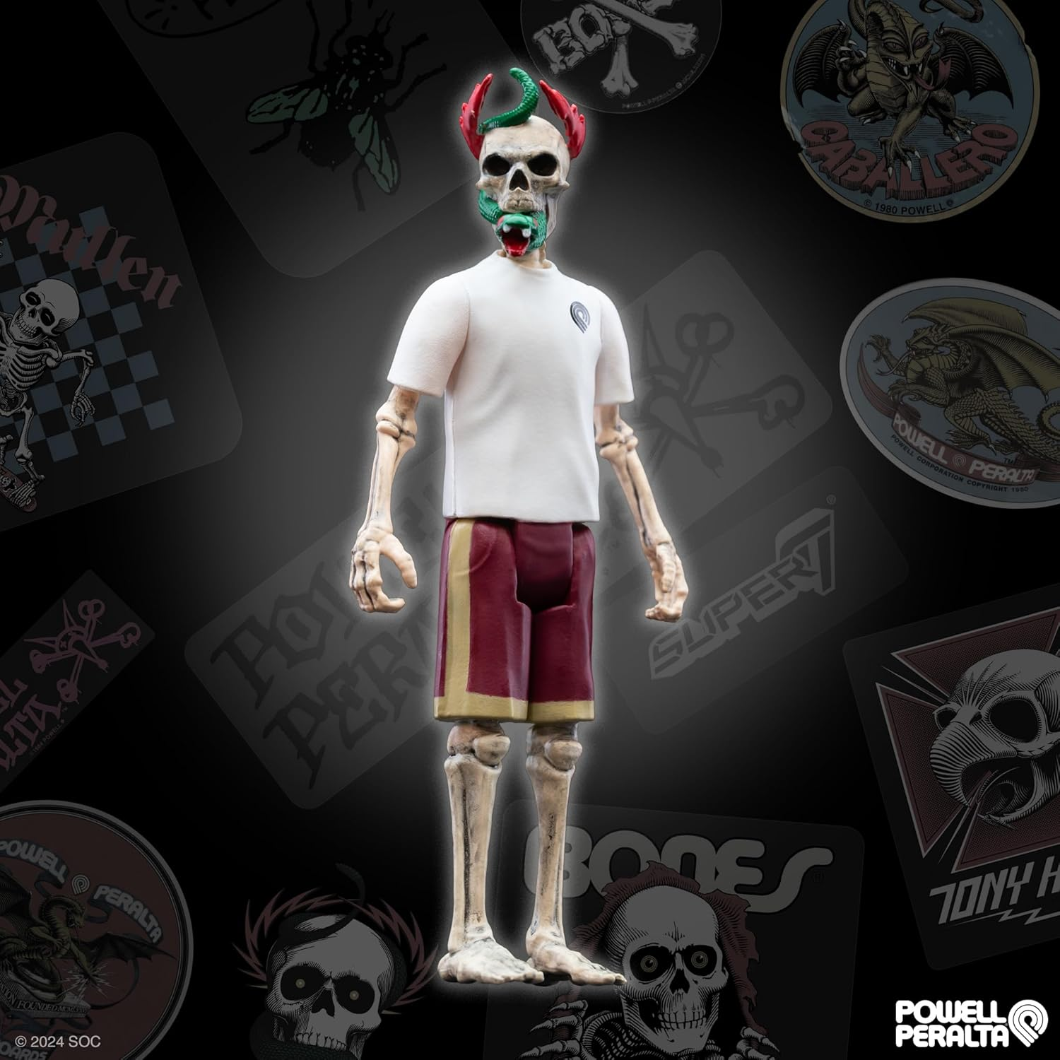 Powell Peralta - Mike Mcgill [Mt. Trashmore '85] Reaction 3.75" Action Figure [Wave 5]