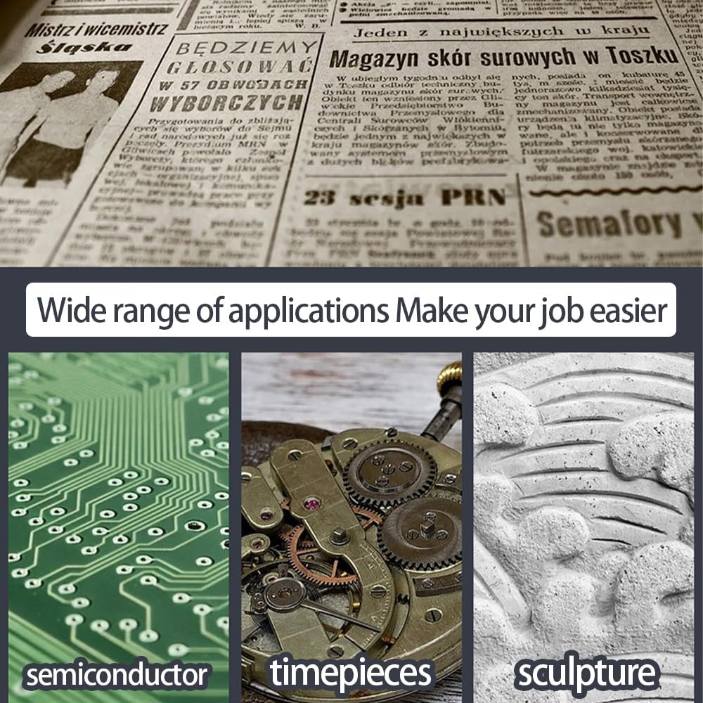 10X Small Pocket Magnifying Glasses for Kids/Senior, Pocket Magnifier for Reading/Close Work, Mini Folding Magnifying Magnify Glass with Protective Sheath, Ideal for Repairing/Hobby/Coins