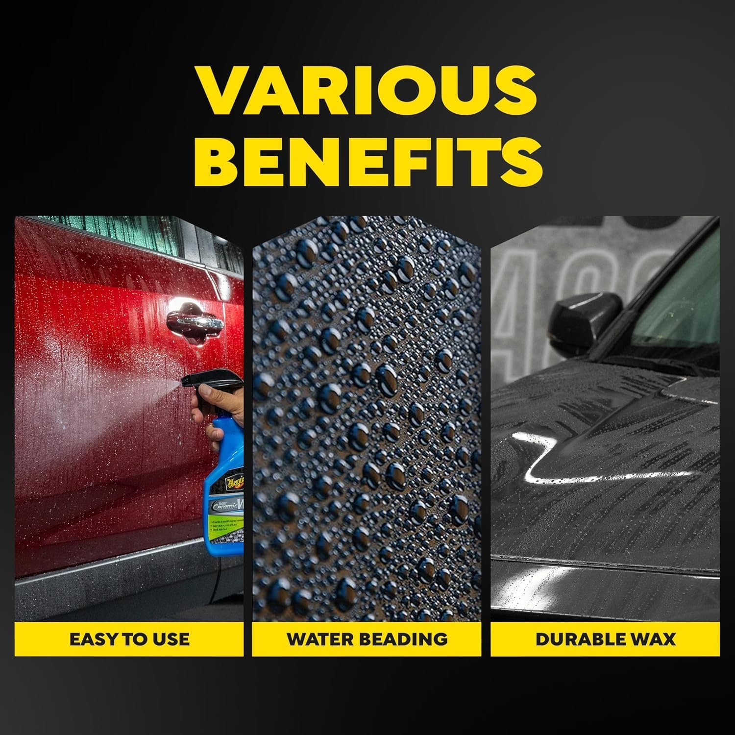 Meguiar'S Hybrid Ceramic Wax 768Ml - Easy-To-Use Spray Wax for Car Detailing with the Superior Protective Power of Advanced Sio2 Hybrid Barrier Technology - G190526EU image number 1