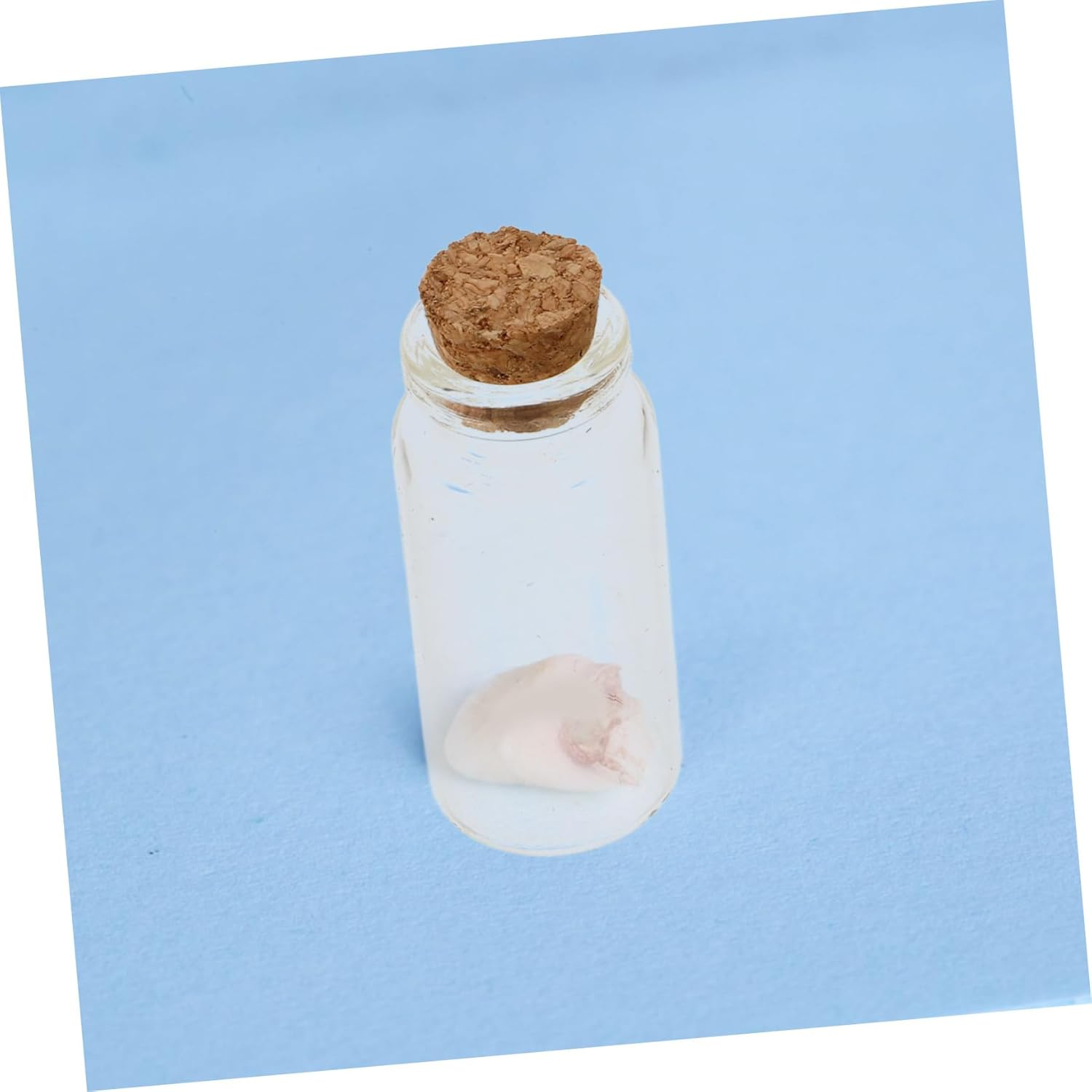 Baby Umbilical Cord and Fetal Hair Keepsake Box Set 2 Preservation Bottles, Diy Newborn Hair and Milk Teeth Souvenir Storage in Red Box for Infant Memory Collection image number 6