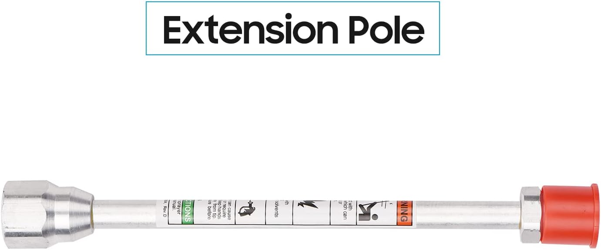 7/8-Inch Universal Sprayaccessory Tool for Wagner for Wagner Airless Paint Sprayer with Anti-Splash Baffle 517 Tip Extension Pole Tip Seal image number 6