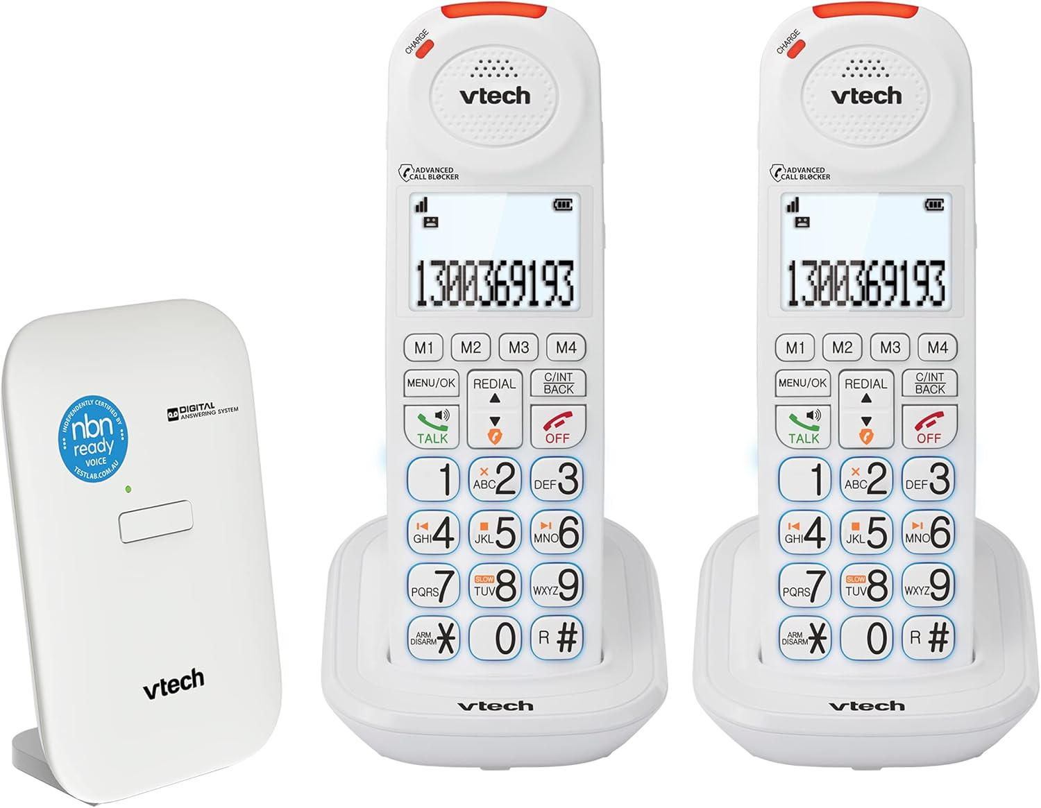 Vtech Careline Cordless Bundle - NBN Ready Phone System - 2 Handsets image number 6