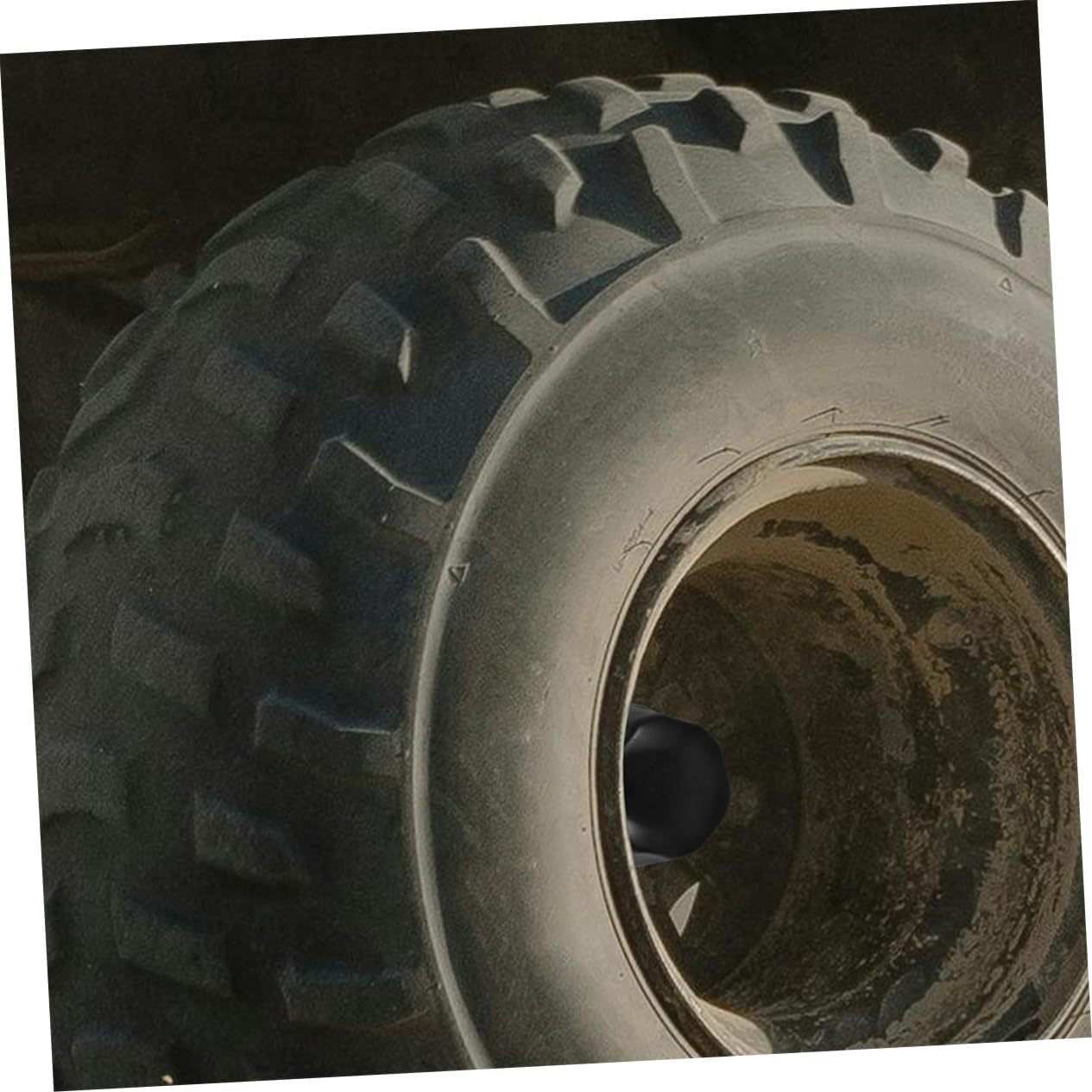 EXAOMBLE 5Pcs Rubber Wheel Center Hub Caps Easy Installation Bearing Protectors for ATV Trailer and Car Wheels Dust Cover Accessories