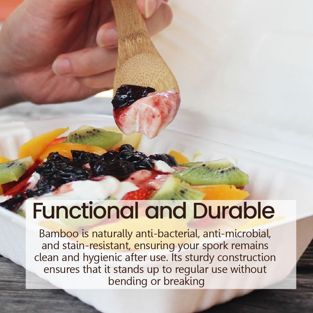 Eco Basics White Magic Reusable Bamboo Spork
