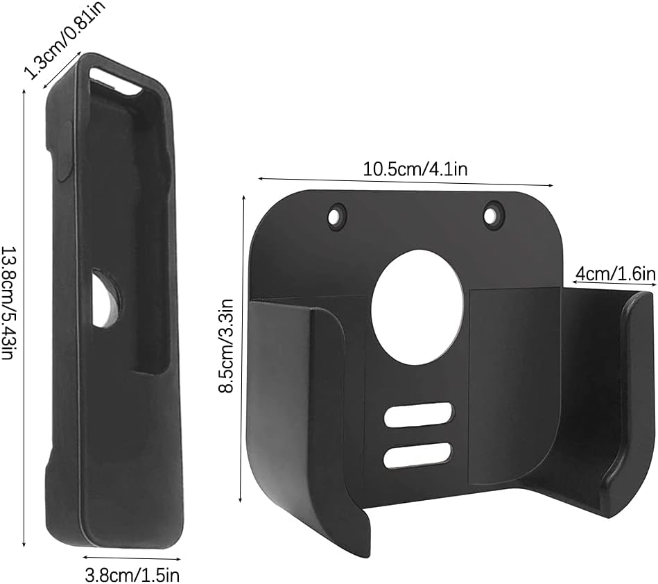 TV Mount Compatible with Apple TV 4Th and 4K 5Th Generation, Sourceton Wall Mount with Black Silicone Protective Case Compatible with 2021 Apple TV 6Th Gen Siri Remote image number 1