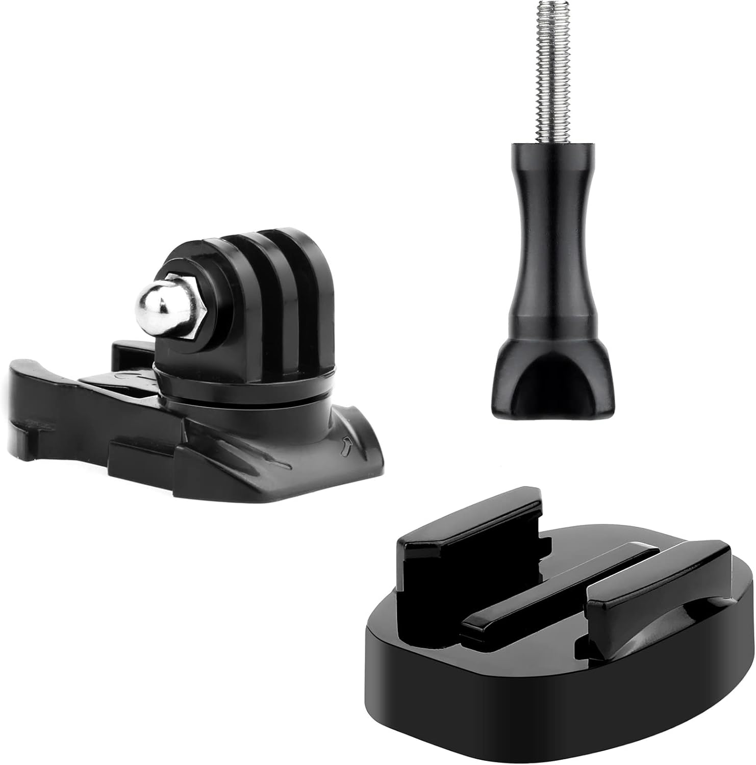 SOONSUN Dual Twin Mount with 90&deg; Direction Elbow Adapter for Gopro Hero 13 12 11 10 9 8 7 6 5 4 3 2, Session, Dual Mount Bracket Accessories for Action Camera