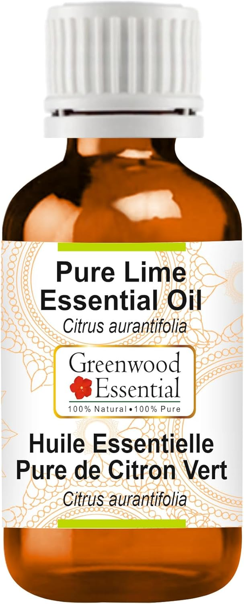 Greenwood Essential Pure Lime Essential Oil (Citrus Aurantifolia) Steam Distilled for Personal Care 10Ml (0.33Oz) image number 5