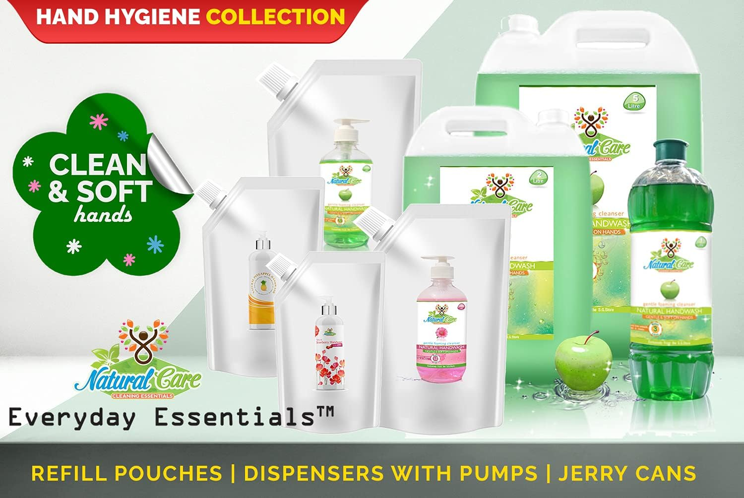 Natural Care Moisturising Pineapple & Lime Handwash - 500 Ml image number 1