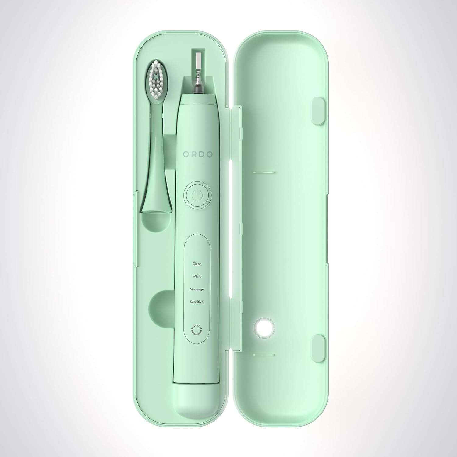 Ordo Sonic+ Travel Case for Toothbrush and Charger "Bundle Pack" - Mint Green - Mint Green image number 4