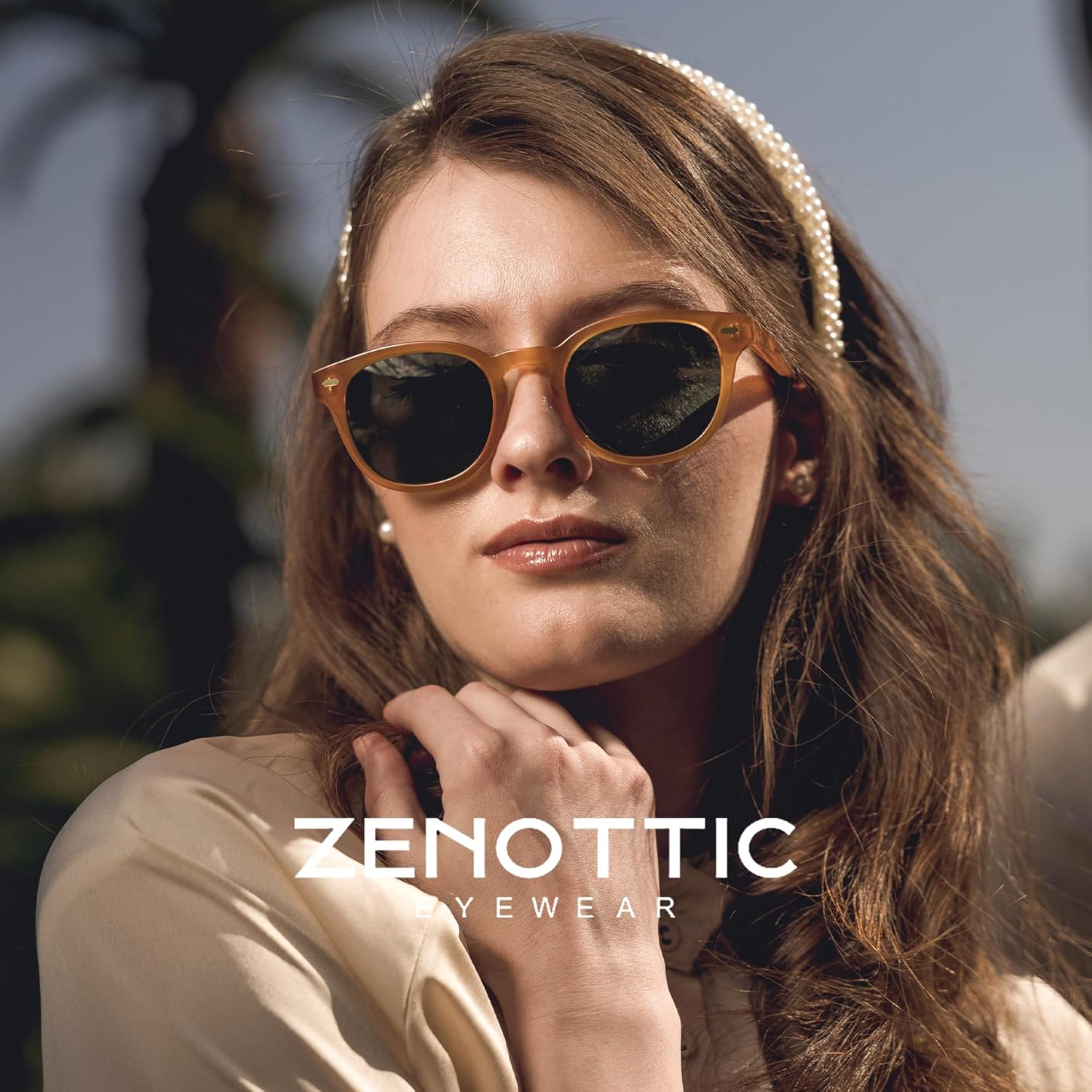 ZENOTTIC Women Sunglasses Polarized Trendy: Retro round Sun Glasses UV Protection - Classic Designer Shades Unisex
