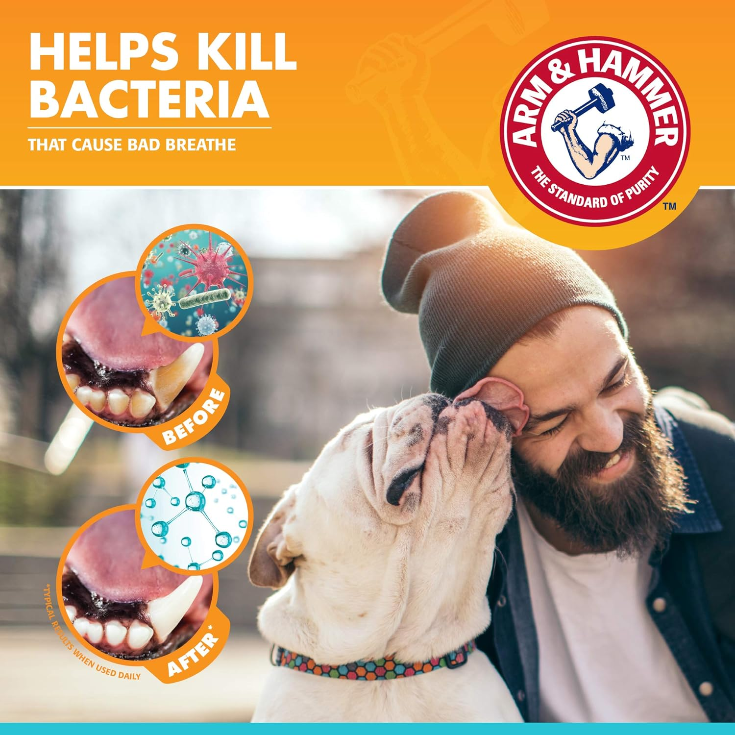 Arm & Hammer Dog Dental Care Fresh Breath Enzymatic Toothpaste for Dogs | No More Doggie Breath | Safe for Puppies, Advanced Care, Chicken Flavor image number 6