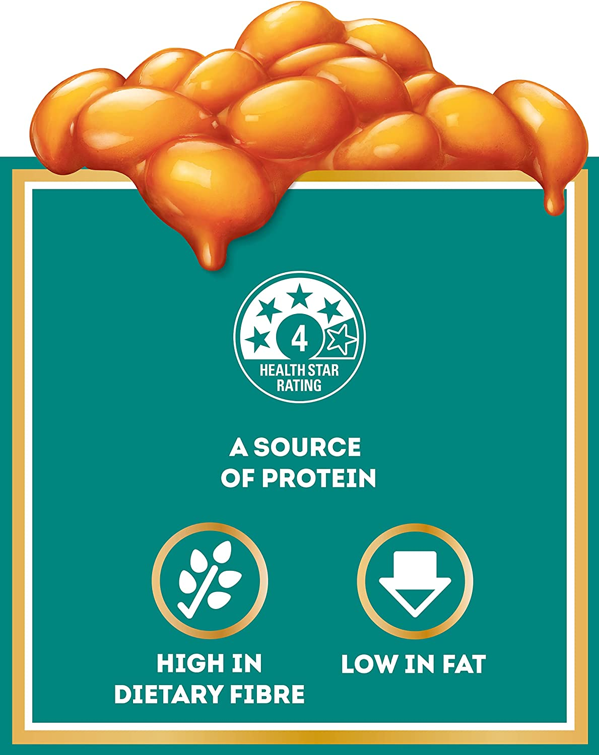 Heinz Beanz Baked Beans English Recipe Can 300G image number 3