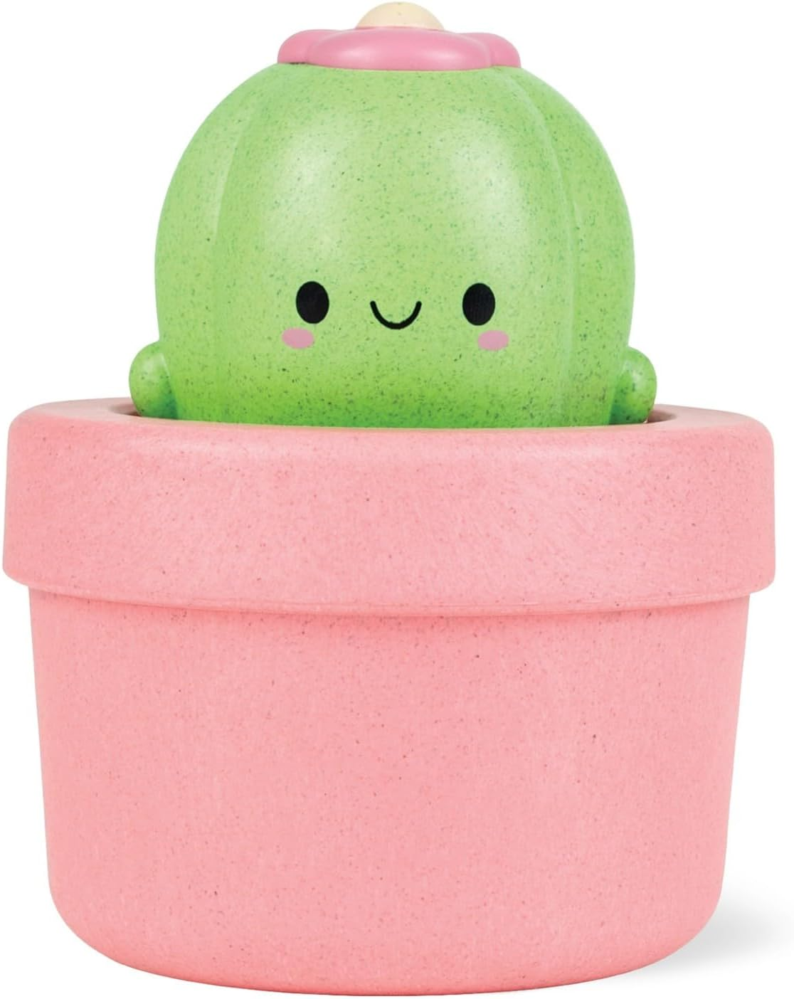 Tiger Tribe Bath Pop-Up Cactus, Bath Toy, Sensory Water Play, Open Ended Play, Cute Kawaii Cactus Character, ECO Materials, Ages 0-4 Years. image number 1