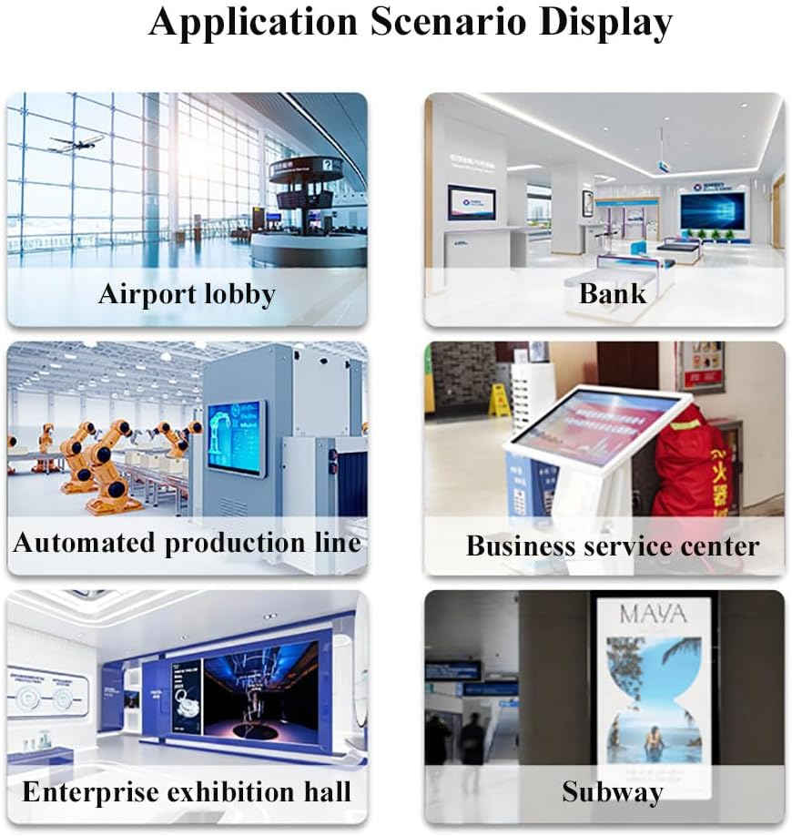 Windows Multimedia Touch Integrated Advertising Machine,21.5 Inches Outdoor LED Digital Advertising Player, 2G-8G,16:9 1080P HD Quality,For Subways and Cinemas,27Inches image number 2