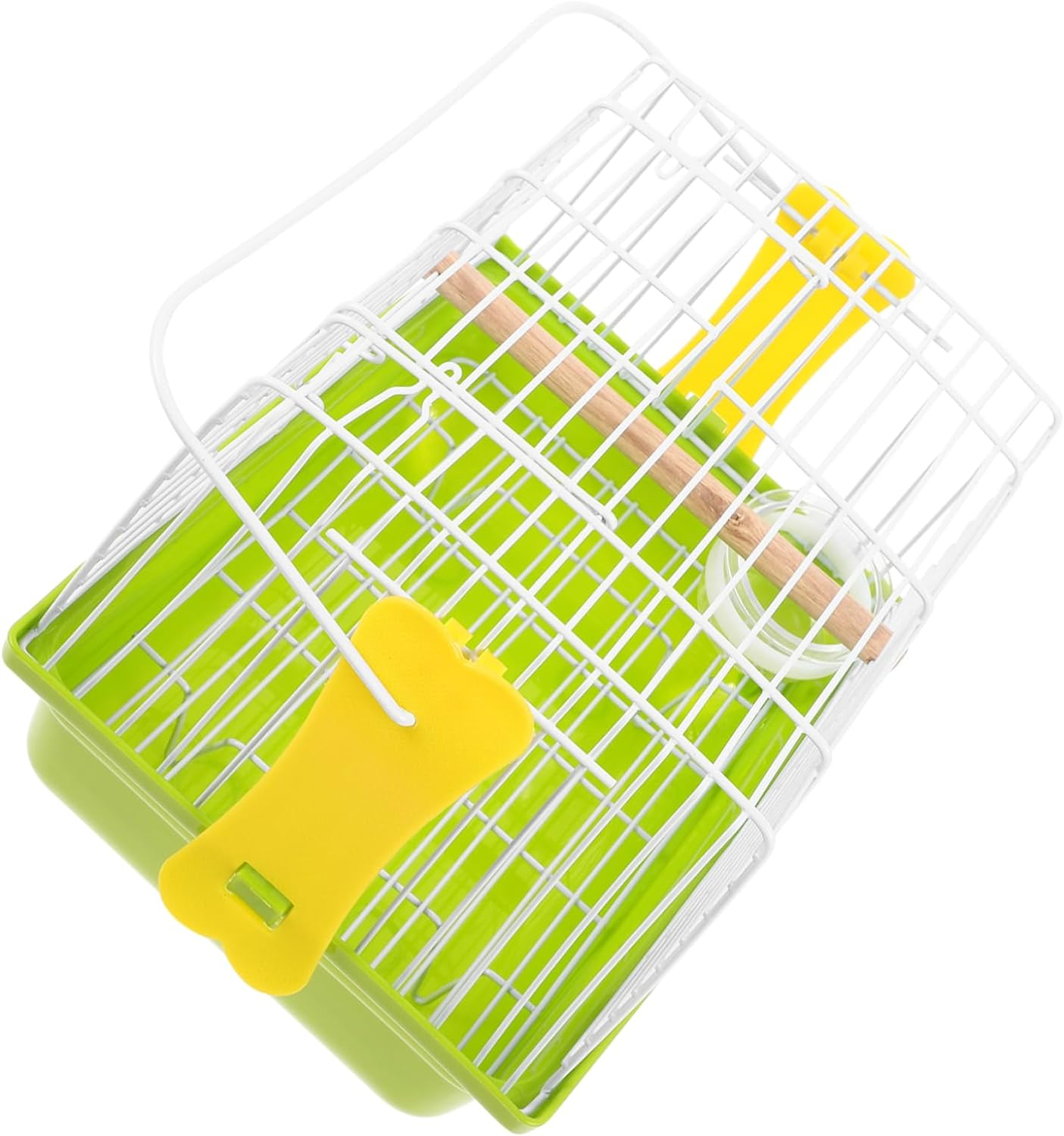 Bird Carrier Travel Cage Parrot Carrying Cage Wire Bird Cage for Outdoor Hiking Camping and Travel image number 4