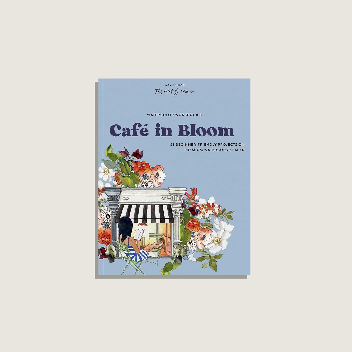 Watercolor Workbook: Caf&eacute; in Bloom: 25 Beginner-Friendly Projects on Premium Watercolor Paper image number 3